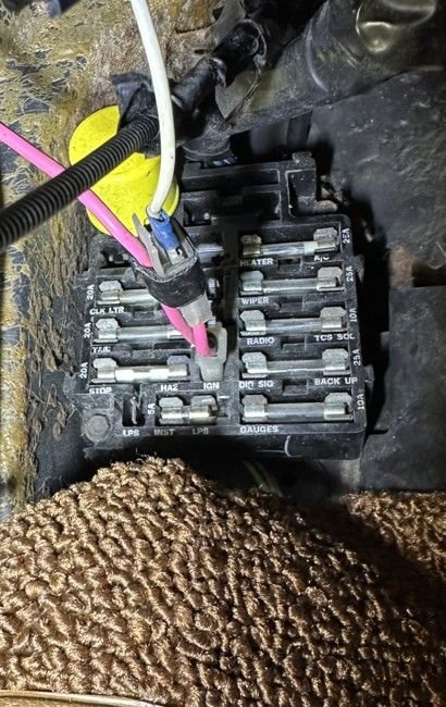 71 Corvette Fusebox