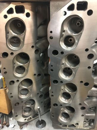 Valves and seats are ground and ready