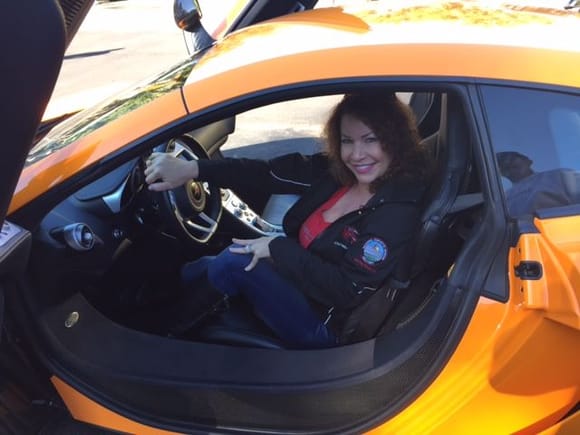 I told my husband, I look really good in this McLAREN :D