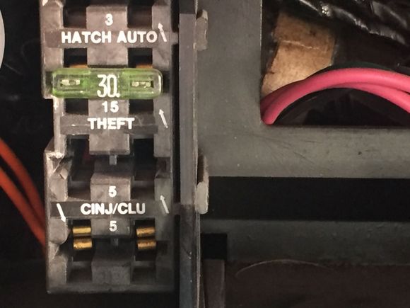 Missing fuse