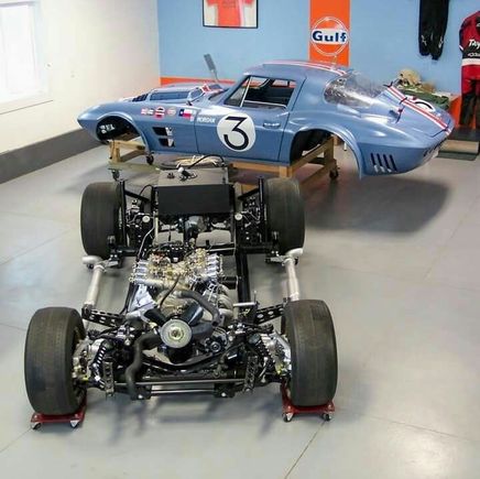 Just before marriage of body and chassis