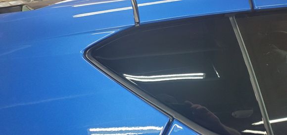 Passenger side after the Body Shop "fixed" it