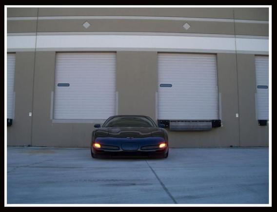 By the loading docks