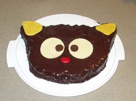 choco cat cake1