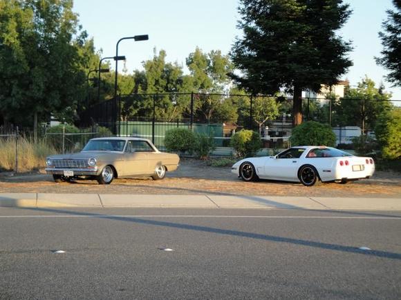 My 64 Nova and my ZR-1.