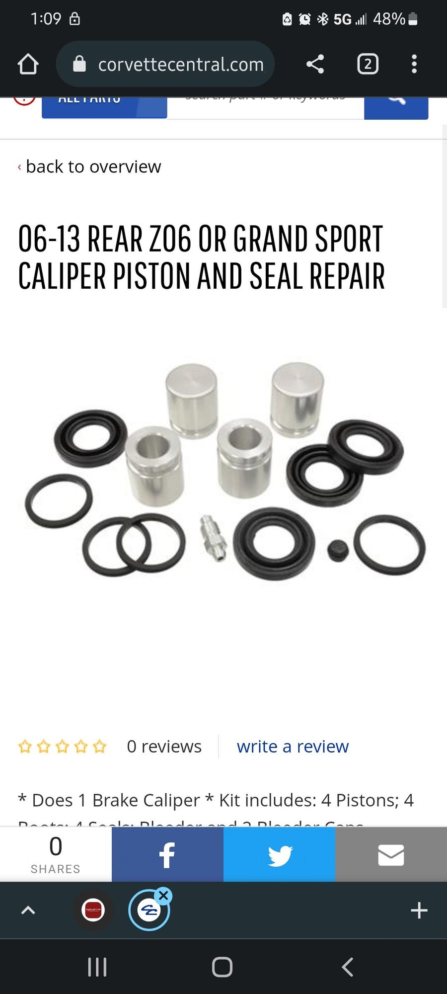 WTB (Want To Buy) WTB C6 Z06/GS Brake Caliper Pistons CorvetteForum