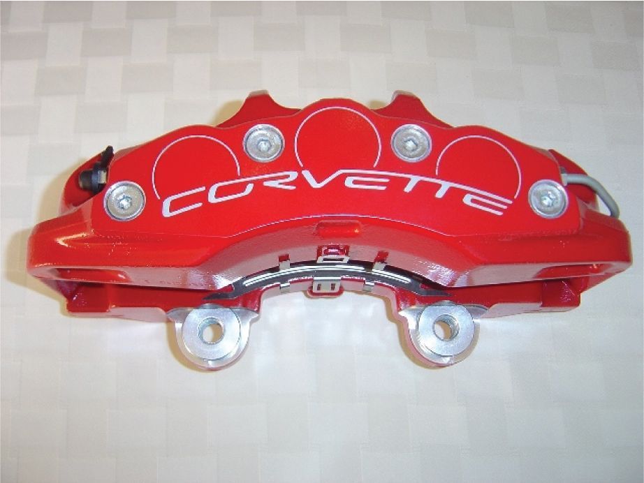 Caliper Decals Before & After Pics CorvetteForum Chevrolet Corvette