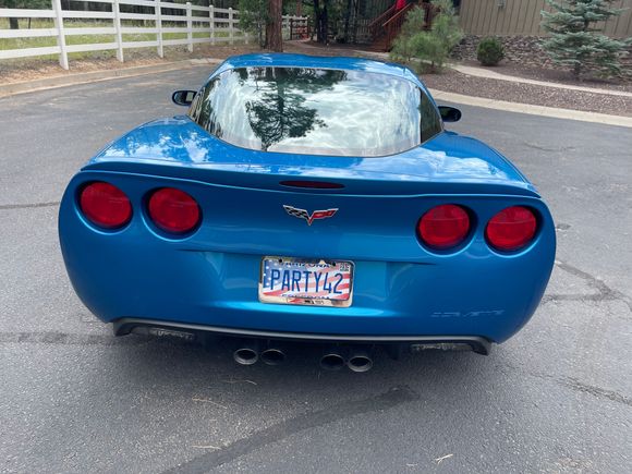 PARTY42 was for me and my wife. Sorry have to keep the plate according to AZ law.