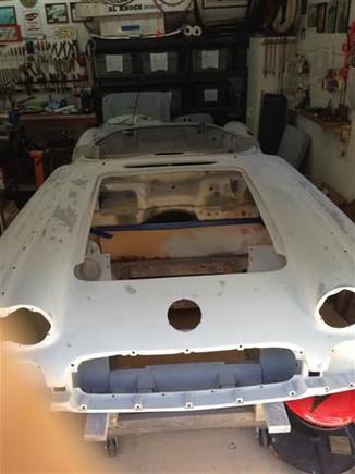 after 1st prime block sanding