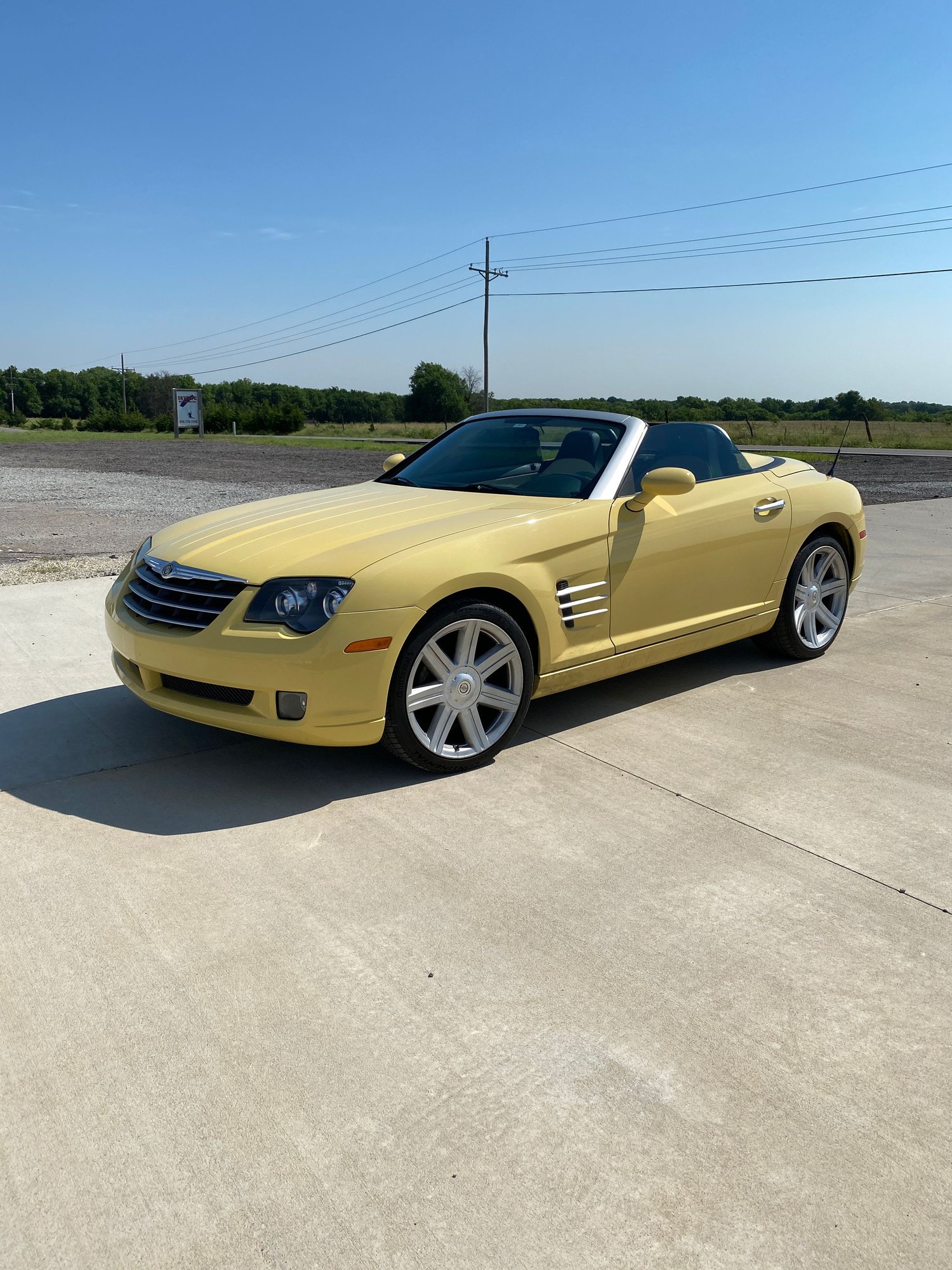 2005 Chrysler Crossfire - Dan's Sunday Fun day car! - Used - VIN 1c3an65l55x049290 - 103,800 Miles - 6 cyl - 2WD - Automatic - Convertible - Yellow - Houston, TX 77095, United States