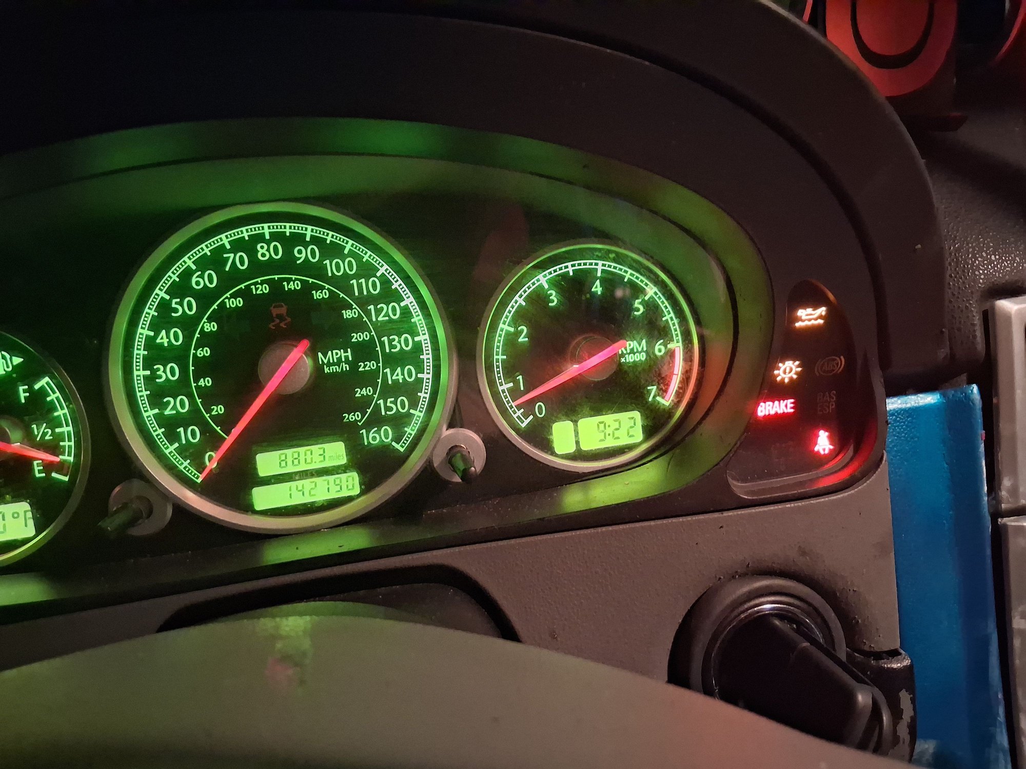 These are the lights that are on all the time when I drive so I don't know how to reset them or get them all off but so yeah the seatbelt thing is always been on even before the alarm started going off somebody mentioned wheel sensor or something like that possibly I'm thinking I need to check that I got sucked into the interior today and my radiator that just blew and my fan that s*** out on me I'm thinking it's because possibly the water pump doesn't work but it's not leaking but I'm not 100%