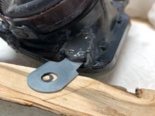 An old sharpening stone and a random piece of wood were the correct height 