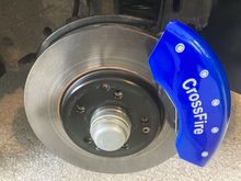 Centric cryogenic treated rotors & MGP caliper covers 