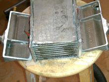 Open kimona of a heat exchanger, the I/C.  Take a look see.