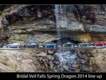 Bridal Veil Falls Spring Dragon line up