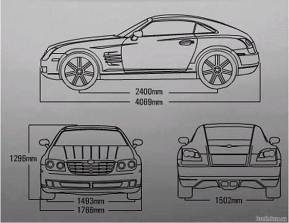 Chrysler Crossfire blueprints 2