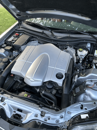 engine cover in perfect shape