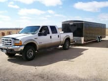 Truck and Enclosed trailer