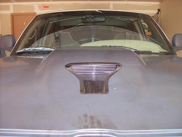 New hood before paint