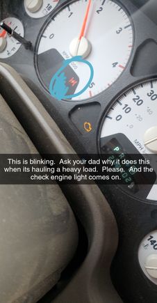 Why am I getting yours message?  I had the accelerator sensor replaced twice.   It kicks off when Im hauling a load.  Please help.   Thank you so much.   