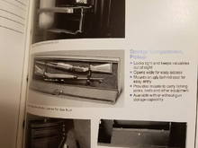 Here is something I truly would love to have. A behind the seat gun safe. Could you imagine Dodge selling this today!!! The lib's would boycott Chrysler. Also in the bottom right is a special tall holder. My dad actually has one in one of his rigs.