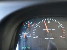 It starts to dip low like this when just idling or if sitting in traffic