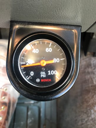 Oil pressure at stop light in drive.  