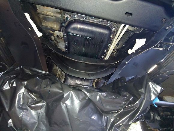 3 days of grinding rust with a dremmel and rust converting the oil pan