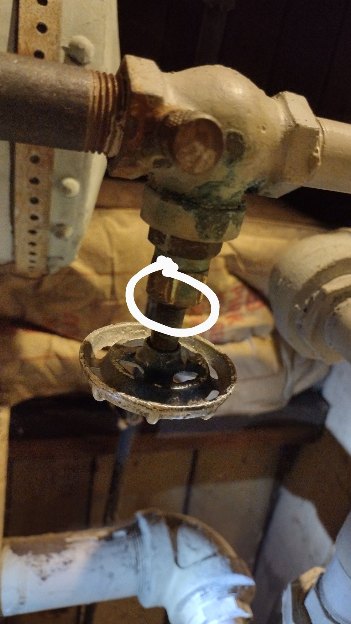 Leaking packing nut on a hot water boiler Community