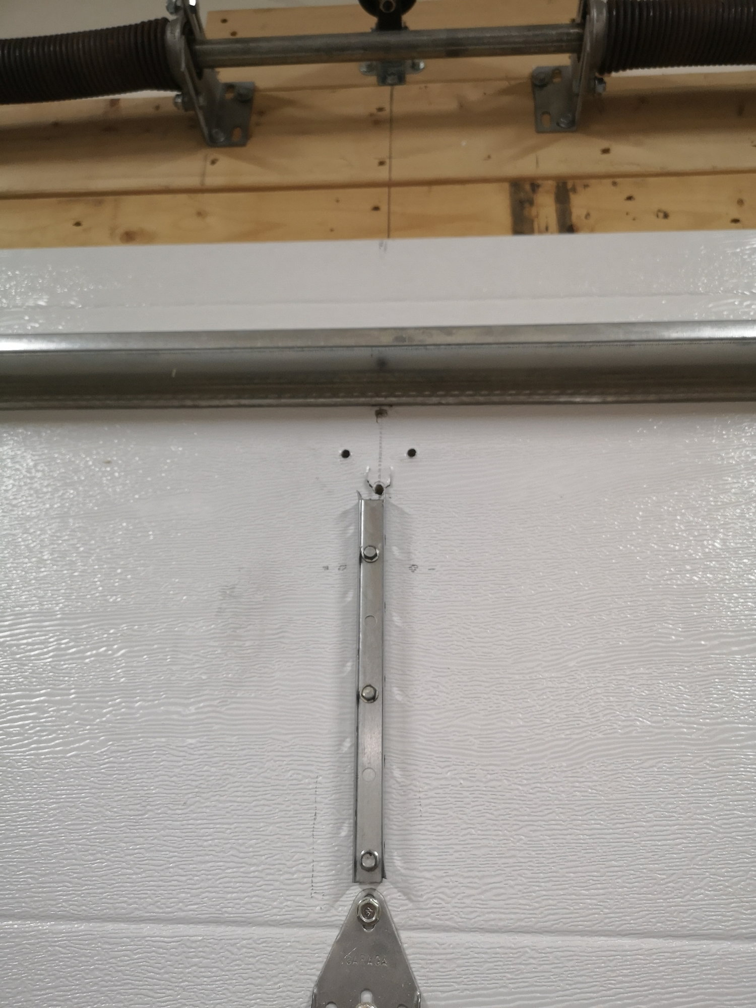 64  Garage door belt stripped 