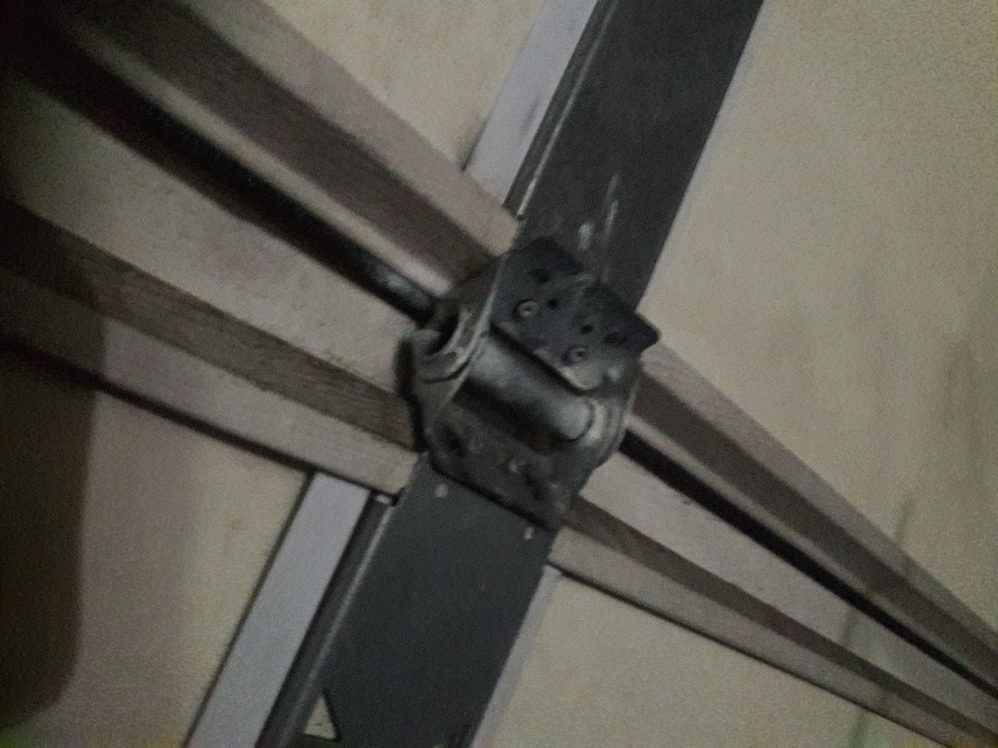 Garage Door (plastic) Hinge Broken. Overhead (pics)