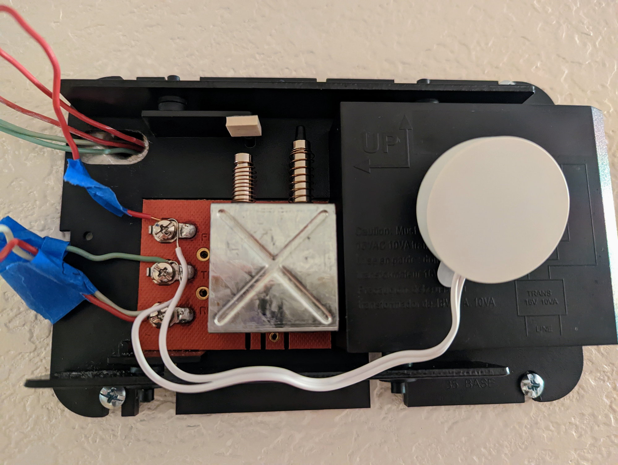 Install nest doorbell without clearance wires