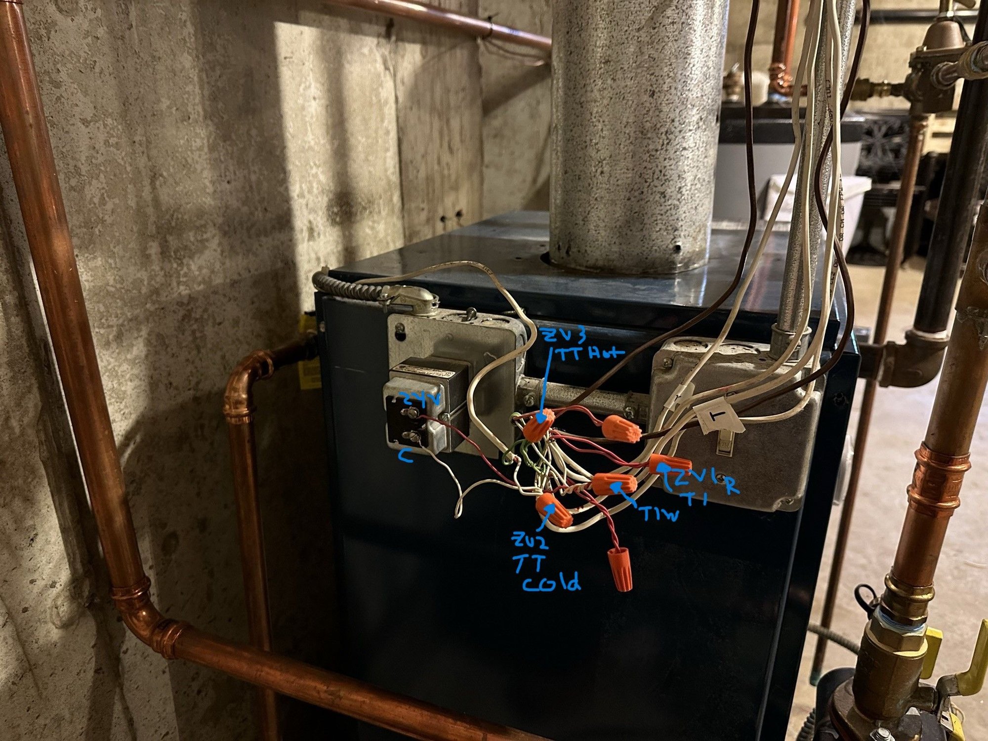 Nest Thermostat 2020 with 3 Taco Zone Valves