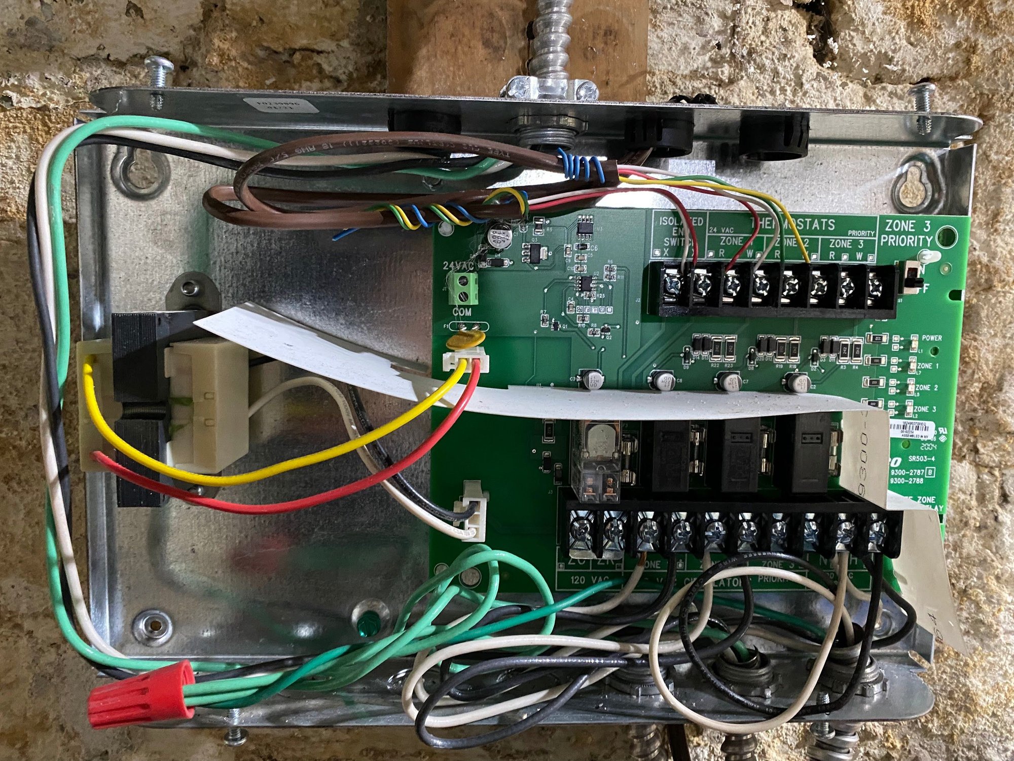 Nest Thermostat & Taco SR503 Switching Relay