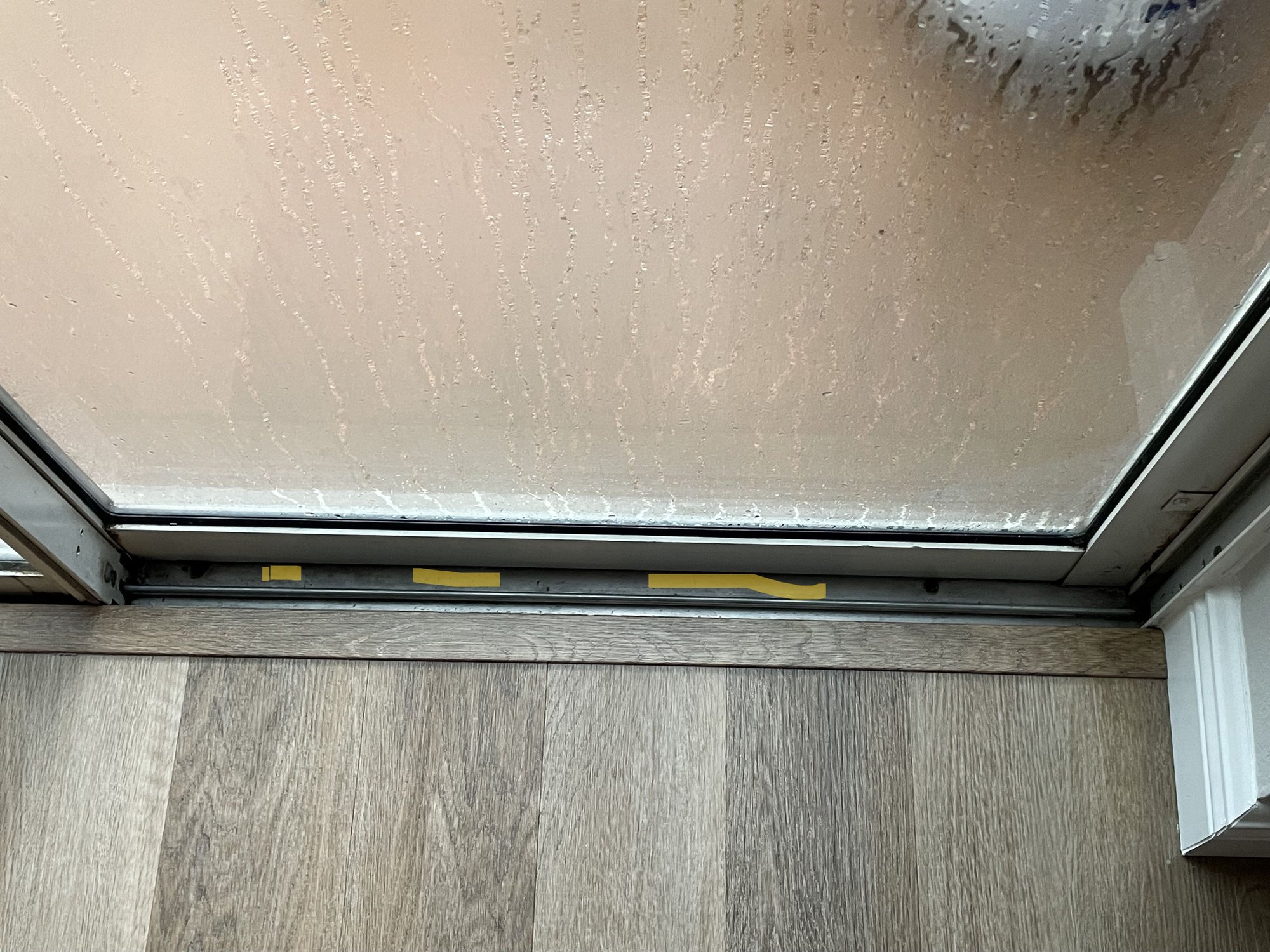 sliding glass door leak help Community Forums