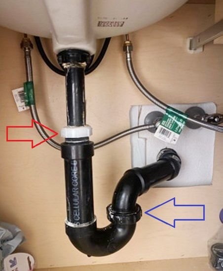 plumbing - Can I remove it without destroying it - Glued P trap on clogged  old laundry sink - Home Improvement Stack Exchange