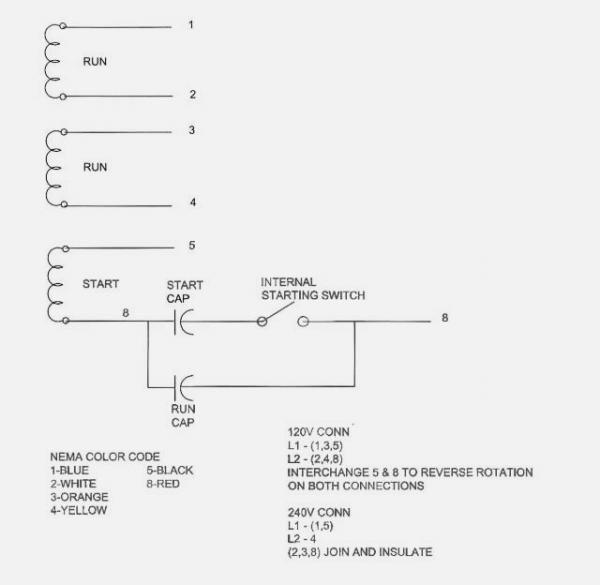 connect - Hook up for Dayton AC motor with direction control - Electrical  Engineering Stack Exchange, image size:600x585