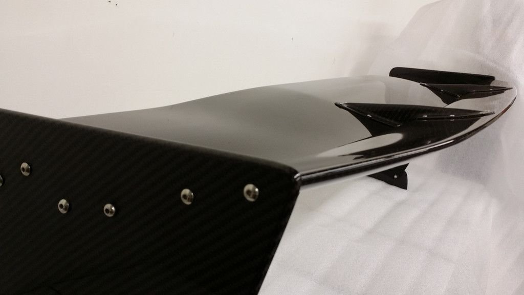 EVO X Carbon Fiber VT Type5 Rear Wing EvolutionM Mitsubishi Lancer and Lancer Evolution