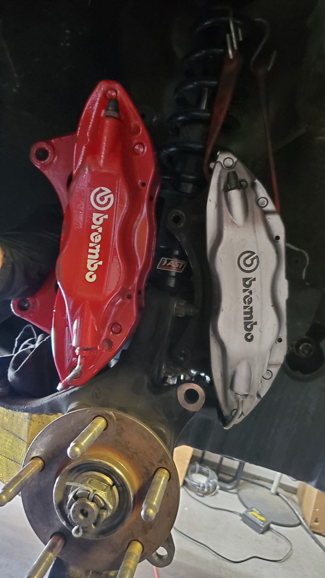 Brakes - Evo X brake calipers L side only x 2 - Used - Fresno, CA 93703, United States