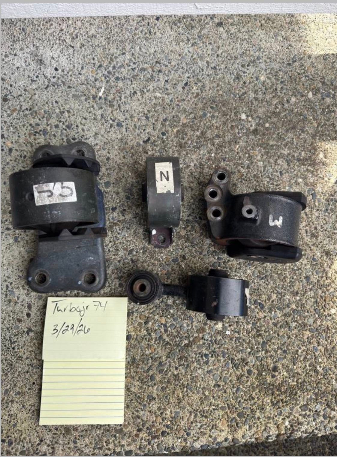 Miscellaneous - 2005 Mitsubishi Evo 8 Full Engine Mount Set - Used - 0  All Models - Puyallup, WA 98375, United States