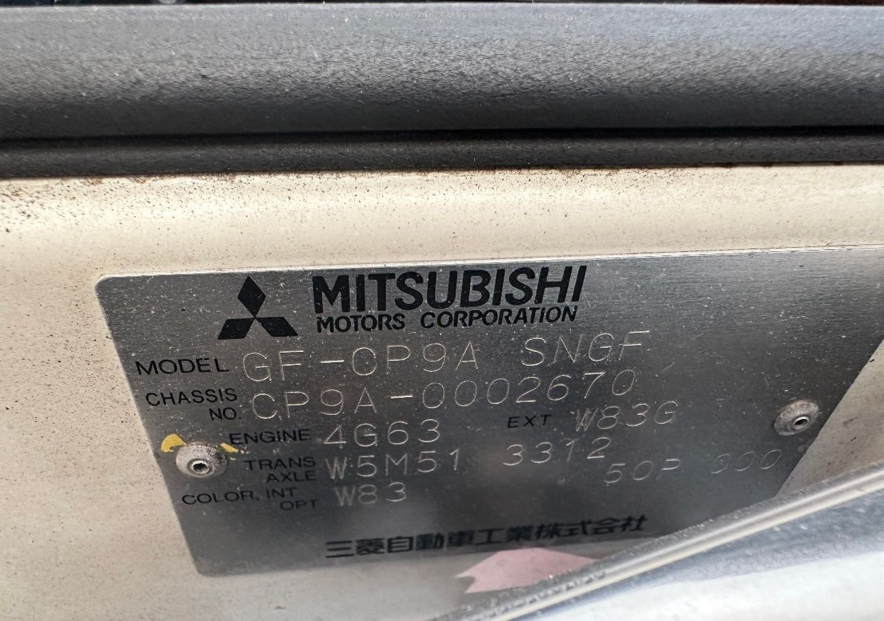 1998 Mitsubishi Lancer Evolution - 1998 Mitsubishi Lancer Evolution V GSR LOW MILEAGE - Used - VIN CP9A-0002670 - 36,800 Miles - 4 cyl - AWD - Manual - Sedan - White - Rye, NY 10580, United States