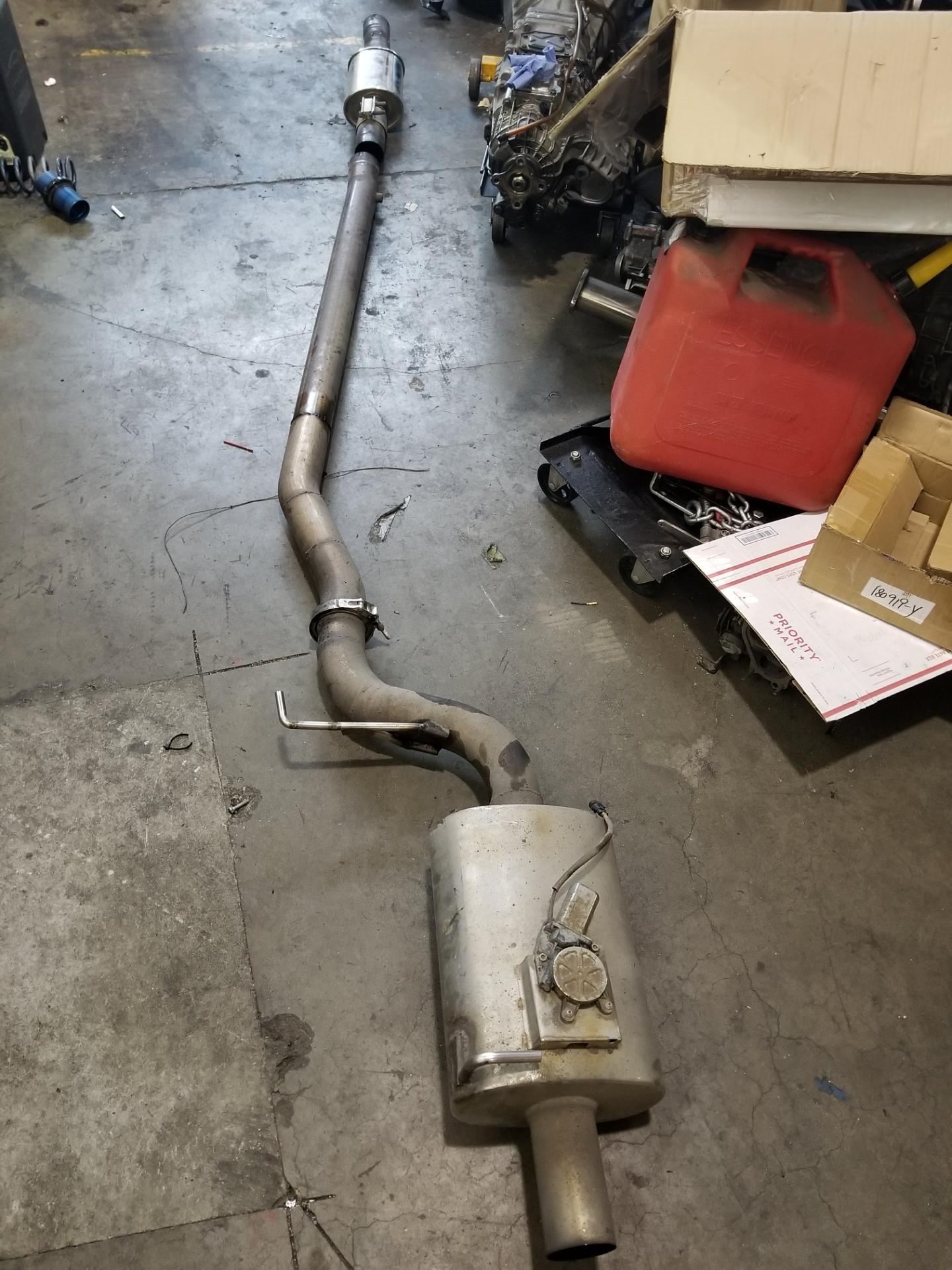 Engine - Exhaust - AMS 3 inch Exhaust with Varex muffler and slipfit DP - Used - 2000 to 2006 Mitsubishi Lancer Evolution - Vancouver, BC V6A1Z6, Canada