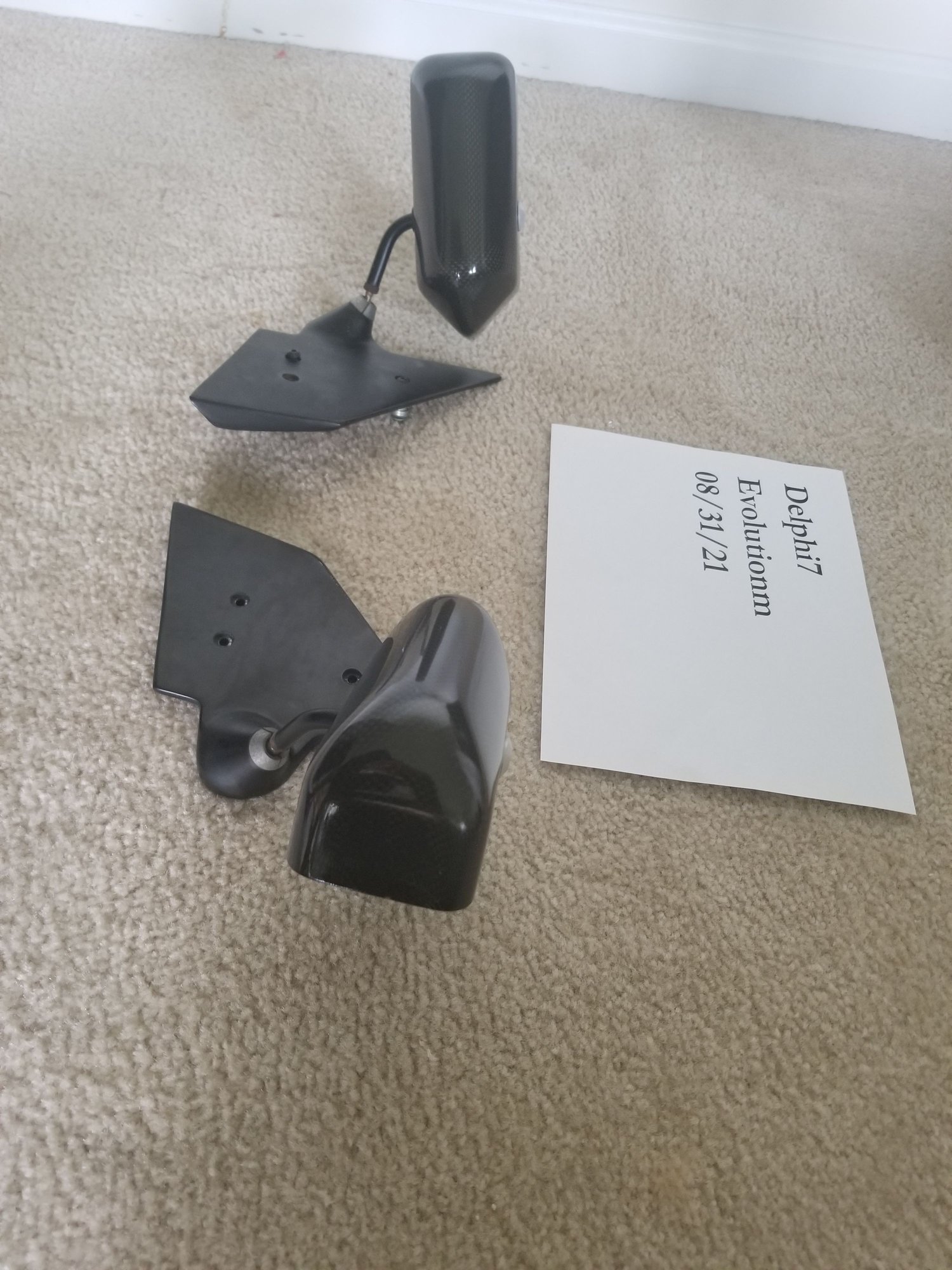 Exterior Body Parts - Craft Square Japan Carbon Fiber Mirrors $550 - Used - 2008 to 2016 Mitsubishi Lancer Evolution - Fairfax, VA 22031, United States