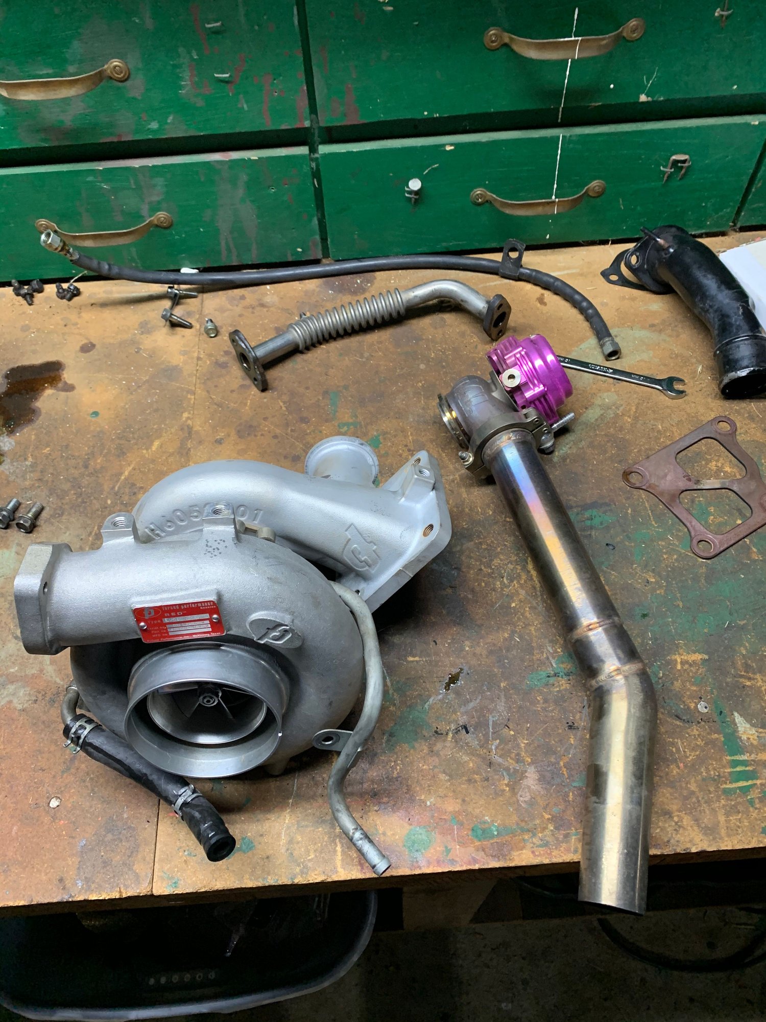 Engine - Power Adders - 35r FP red turbo kit - Used - 2003 to 2008 Mitsubishi Lancer Evolution - Roseburg, OR 97471, United States