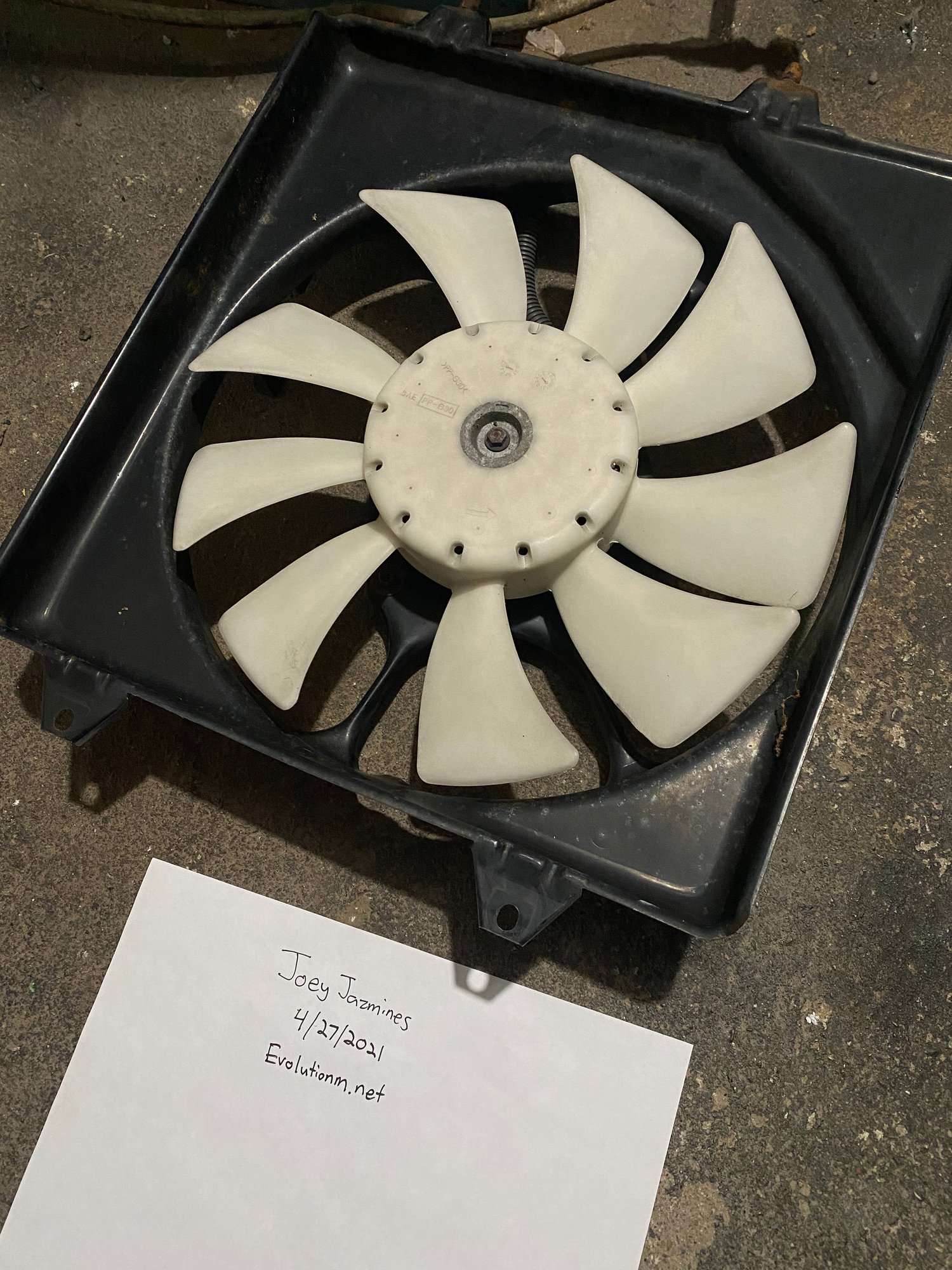 Miscellaneous - Evo 8 radiator fan without module - Used - 2003 to 2006 Mitsubishi All Models - Selden, NY 11784, United States