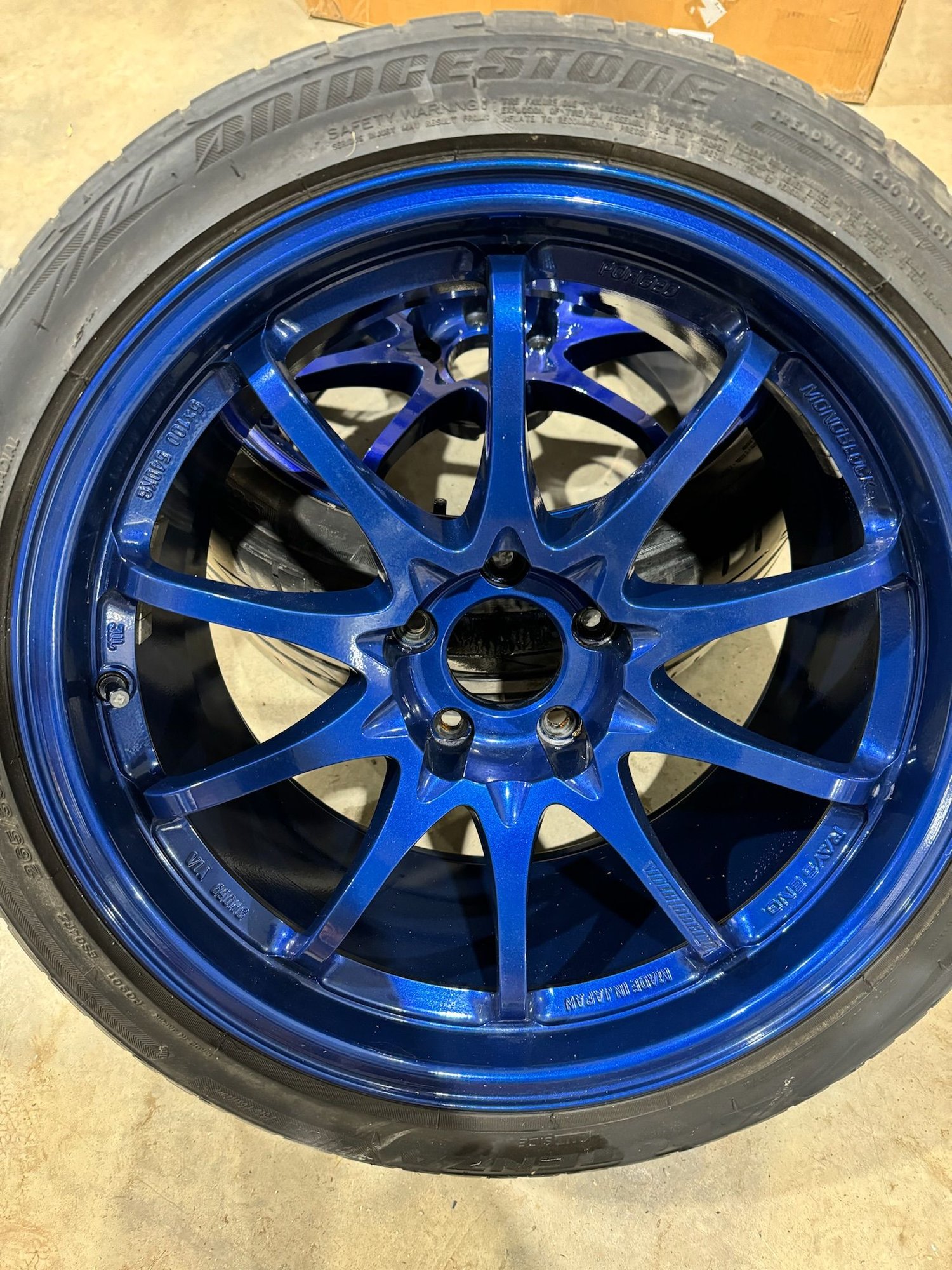 Wheels and Tires/Axles - VOLK ce28n hyper blue! - Used - All Years Mitsubishi Lancer Evolution - Boise, ID 83702, United States