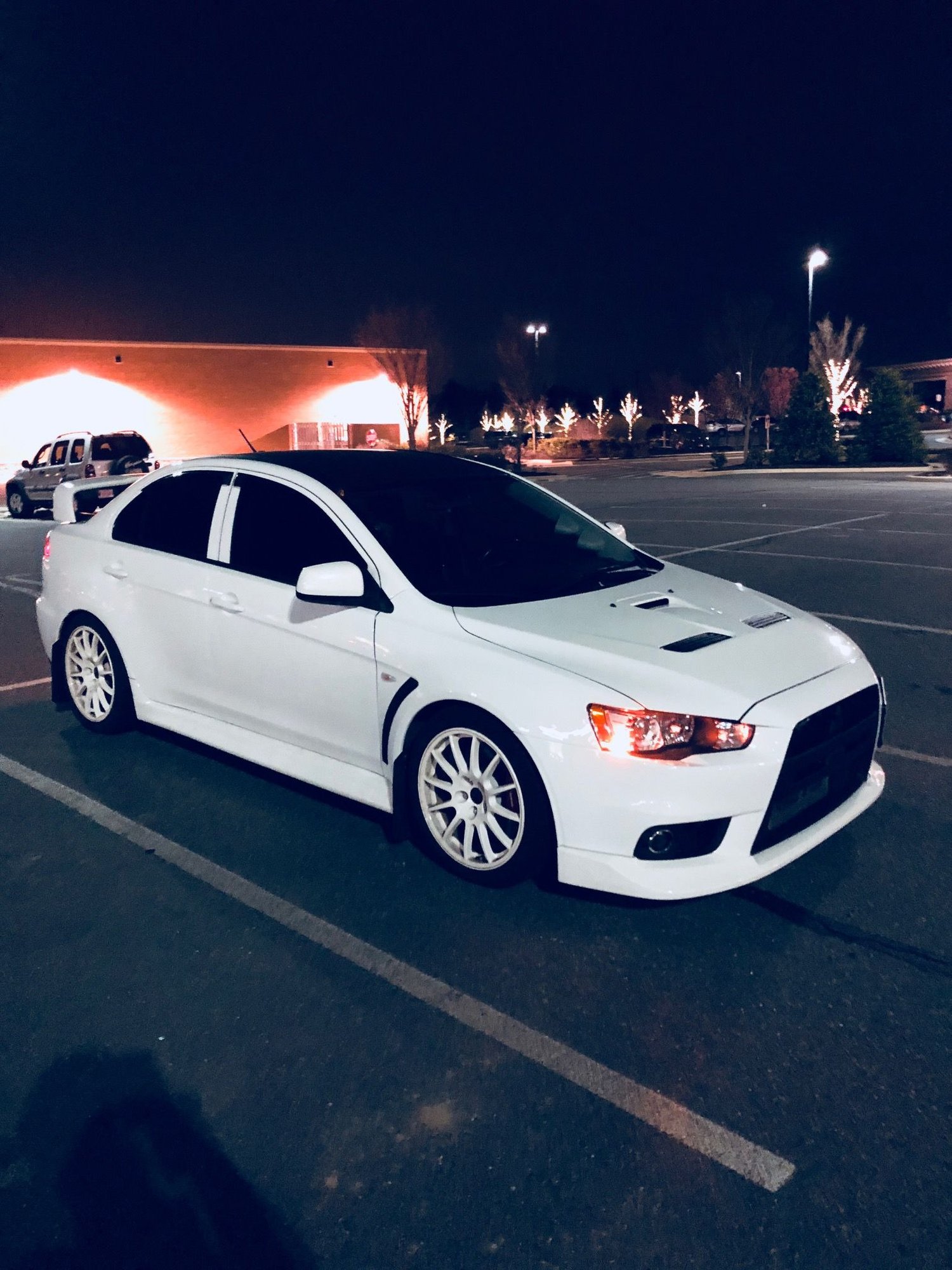 Wheels and Tires/Axles - Evo X Wheels Powdercoated White + Garageline Wheel Spacers - Used - Ashburn, VA 20147, United States