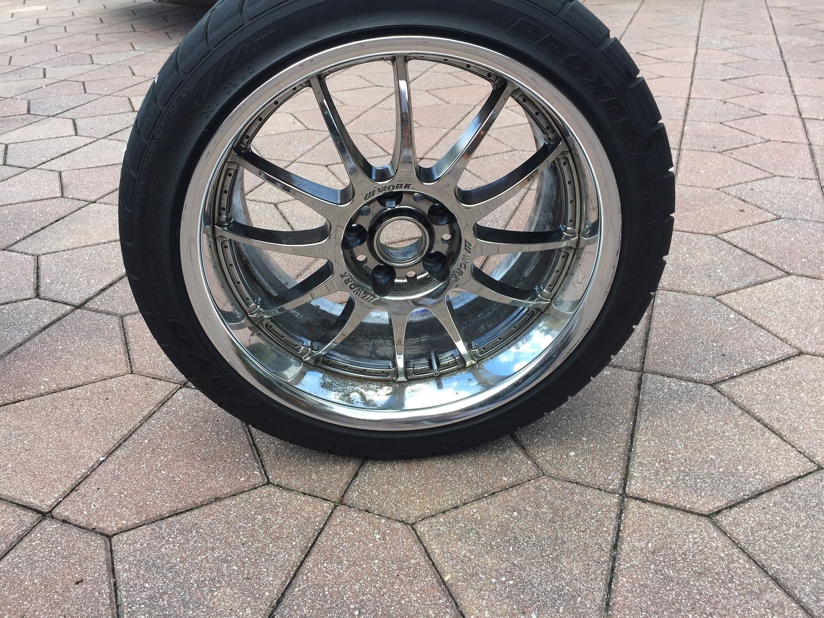Wheels and Tires/Axles - WORK XSA 18x10 +18 w/ Toyo R1R 265/35/18 tires - Used - 2003 to 2015 Mitsubishi Lancer Evolution - Inverness, FL 34453, United States