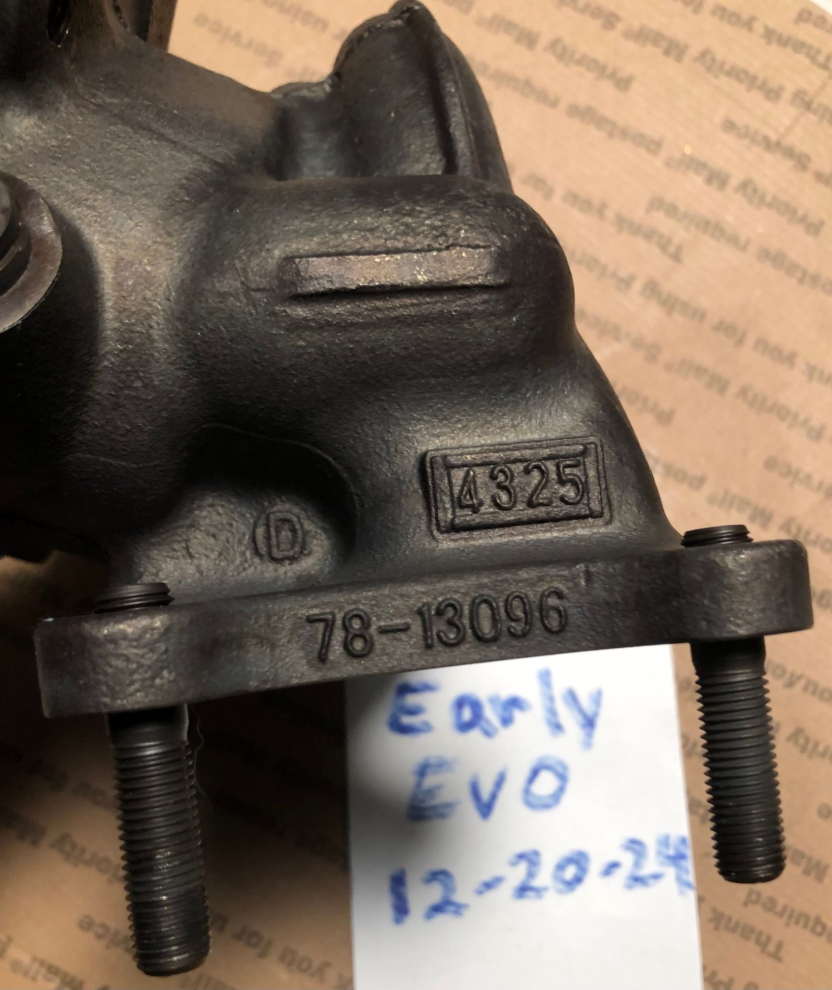 Engine - Power Adders - Evo X OEM stock turbo turbine housing - Used - 2008 to 2015 Mitsubishi Lancer Evolution - Henderson, NV 89052, United States