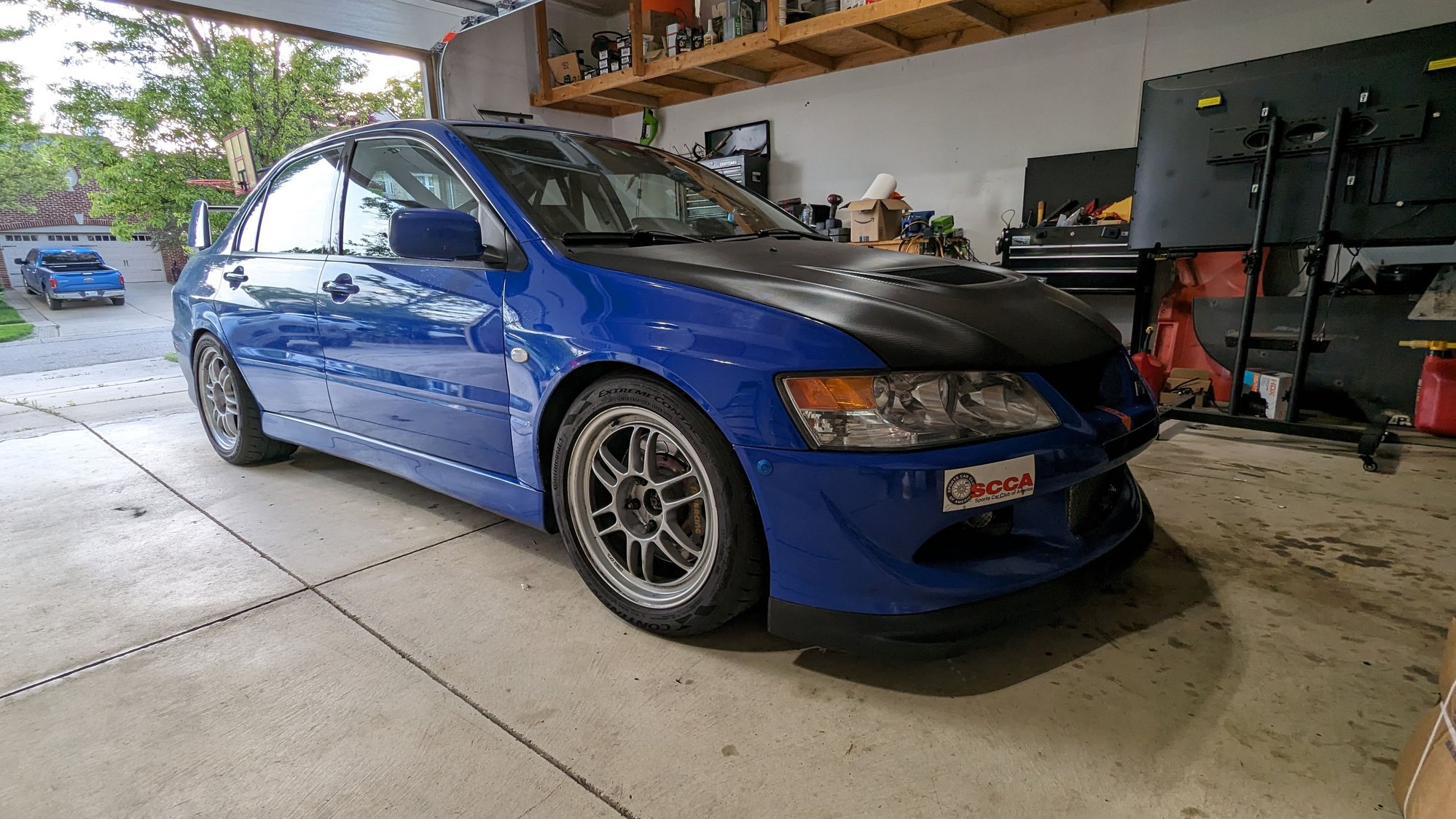 2003 Mitsubishi Lancer Evolution - 2003 Caged BBY Evo 8 - Used - VIN JA3AH86F93U124075 - 89,000 Miles - 4 cyl - AWD - Manual - Sedan - Blue - Commerce Township, MI 48382, United States